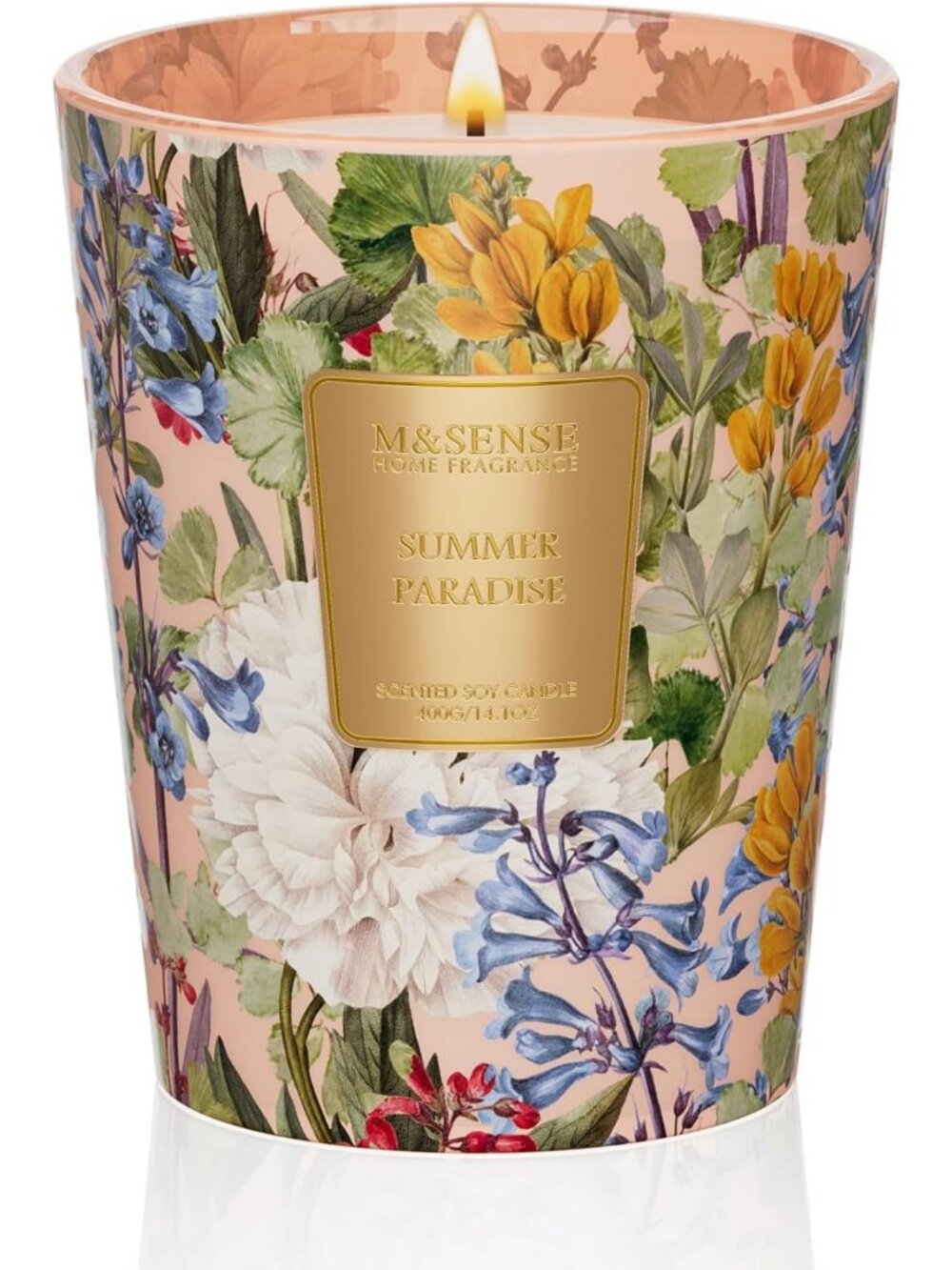 Summer Paradise Soy Candle 14.1oz | Relaxing Home Fragrance for Vacation Vibes